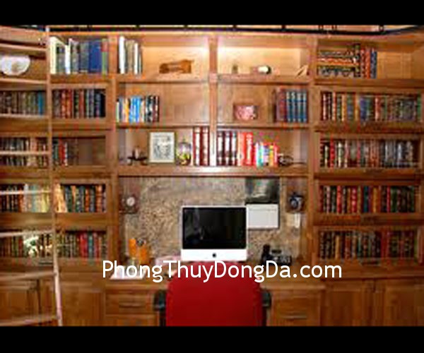 phong sach phong sach Hóa giải sát khí của kệ sách
