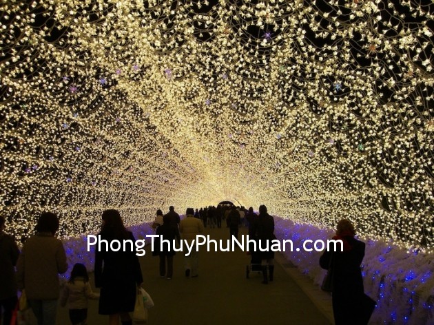 den duong ruc ro Dùng đèn kích hoạt năng lượng