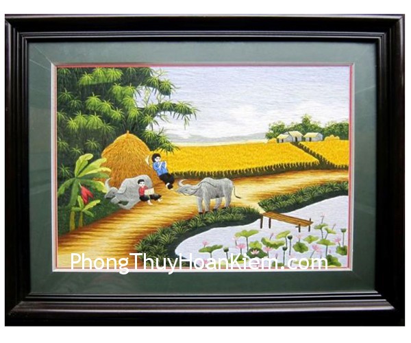 khung-tranh_0 dong khung tranh re 0 Khung tranh nên kết hợp hài hòa với chủ đề bức tranh