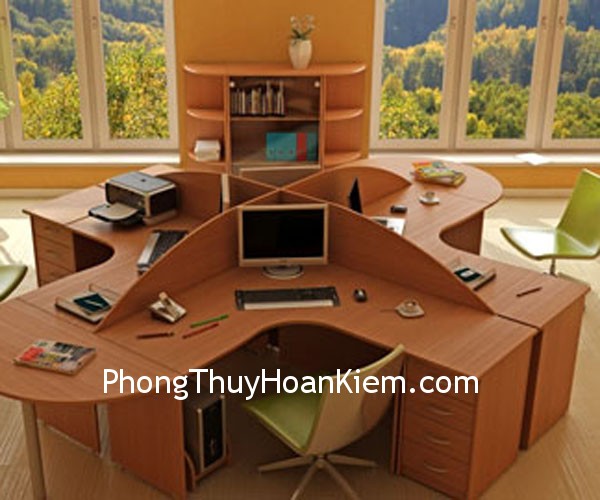 Hướng lý tưởng để kê bàn làm việc