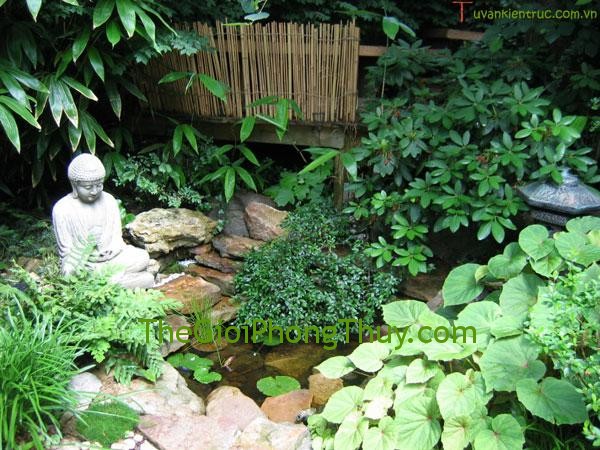 Bài trí cây và nước trong phong thủy nhà ở
