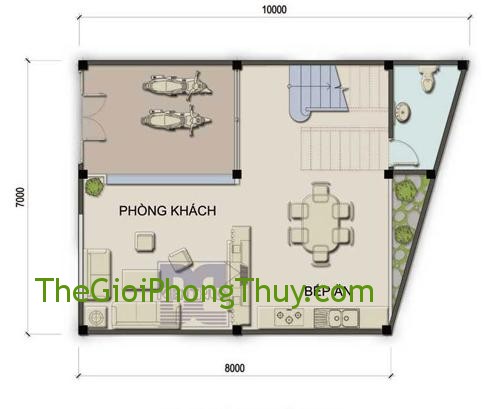 Nhà có góc nhọn làm sao để hóa giải ?