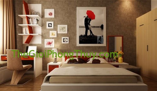 Tranh cảnh đẹp tạo phong thủy tốt phòng ngủ