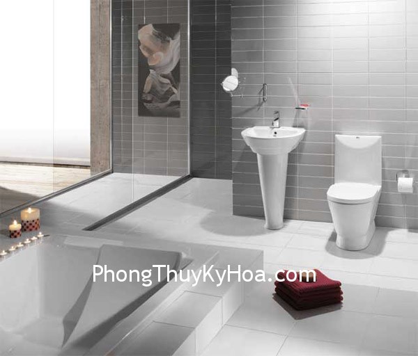 phong tam phong cach 22 Phòng tắm và toilet trong phong thủy