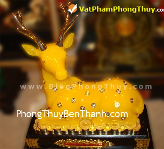 huou vang phong thuy Con nai tượng trưng cho trường thọ và những điều tốt đẹp