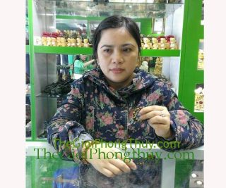 Chị Thư- khách hàng mua Chuổi thạch anh tóc vàng FS5106-3820 và Hồ lô ngủ hành FHM109