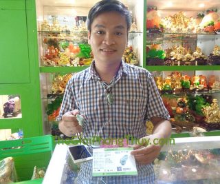 Anh Hải - Khách hàng mua Tỳ Hưu phỉ thúy FS5151-4690 và FS5151-3115
