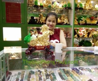 Chị Vân- Khách hàng mua Ngựa vàng kéo xe bắp cải xanh FG104A