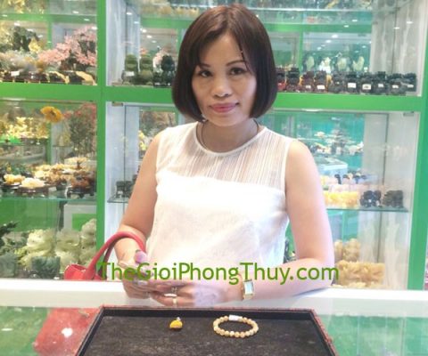 Chị Loan-Khách hàng mua Chuỗi thạch anh tóc tươi Uruguay sáng A+++(15g) FS6366-F3-2940 và Phật bản mệnh mắt mèo nhỏ (Tuất-Hợi) FS6484-8