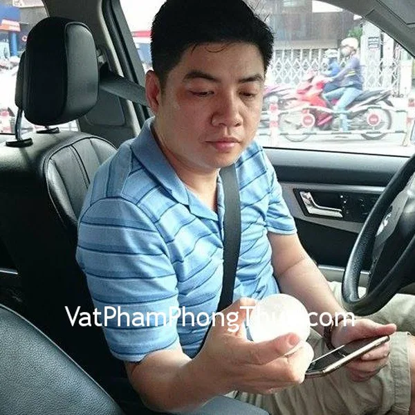 Anh Bình - Khách hàng mua Quả cầu thạch anh trắng M188
