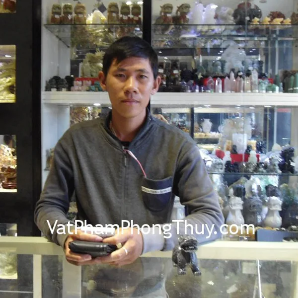 Anh Phúc - khách hàng mua Tỳ hưu Bắc Kinh BKD-S và xâu tiền thắt hoa mai 8 xu CC1130