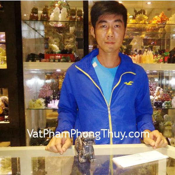 Anh Huy - khách hàng mua Tỳ hưu Bắc Kinh đen BKD-M