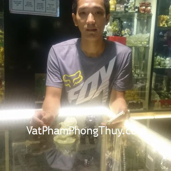 Anh Thiện - Khách mua Tỳ hưu bắc kinh đen chuẩn BKD-S và Thiềm thừ chuẩn CTT-S