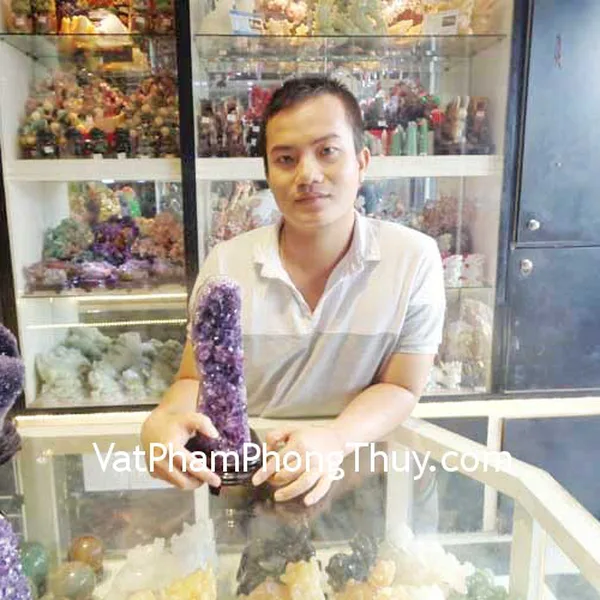 Anh Hưng - khách hàng mua Bông thạch anh tím H089-12012