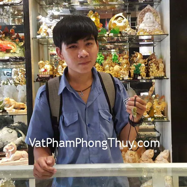 Anh Trình- khách hàng mua mặt tỳ hưu Phỉ thúy đặc biệt S5151-S3-2379