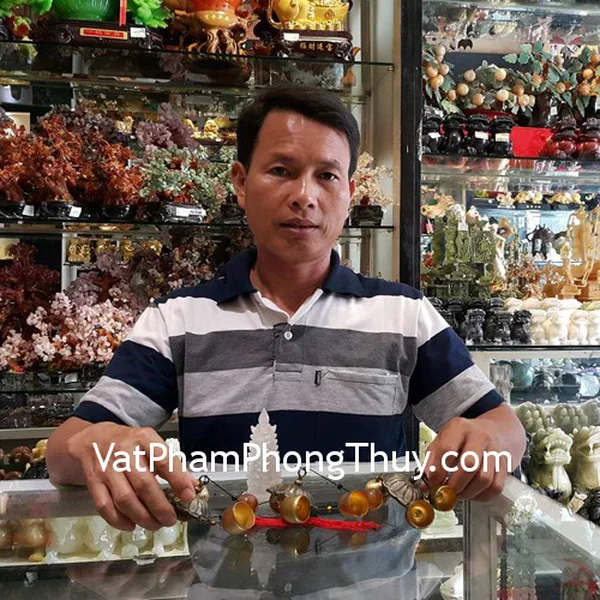 Anh Tưởng - khách hàng mua chuông gió đồng 3 tầng CG1218 và tháp văn xương thạch anh trắng GM134