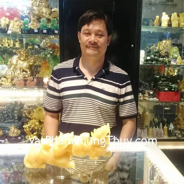 Anh Quá - Khách hàng mua Tỳ hưu hoàng long cõng gậy GM012