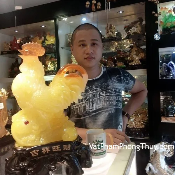 Anh Đức - khách hàng mua tượng Gà ngọc vàng trên như ý G052A