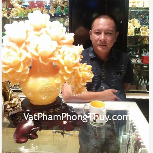 Anh Quang - Khách hàng mua Bình hoa mẫu đơn G124A