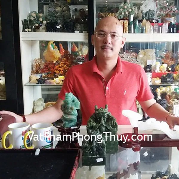 Anh Hiệp - khách hàng mua Gậy như ý bạch ngọc GM077, Ấn rồng lam ngọc HM128, Rồng ngọc Đông Linh RDL, Ve ngọc Phỉ Thúy S6509