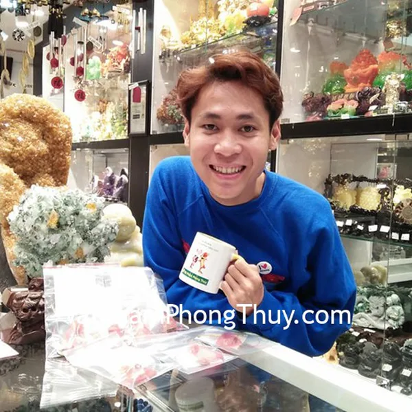 Anh Phong- khách hàng mua mặt tỳ hưu thạch anh hồng S767 và mặt tỳ hưu mắt mèo S931