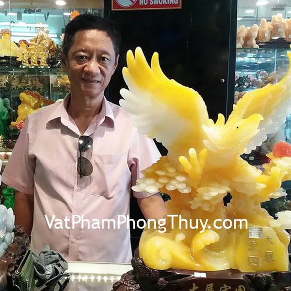 Chú Hà - Khách hàng mua Đại bàng ngọc vàng trên núi đá C202A