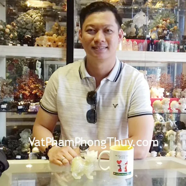 Anh Sáng - khách hàng mua Tỳ hưu Bắc Kinh xanh BKX-S
