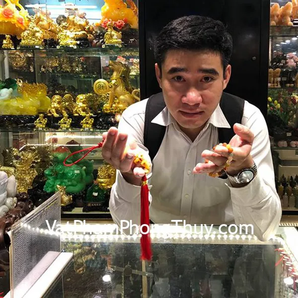Anh Sơn - Khách hàng mua Ngọc bội 16 hoa chuông S242 và Chuỗi thạch anh tóc nhiều màu Phước lộc thọ S6230