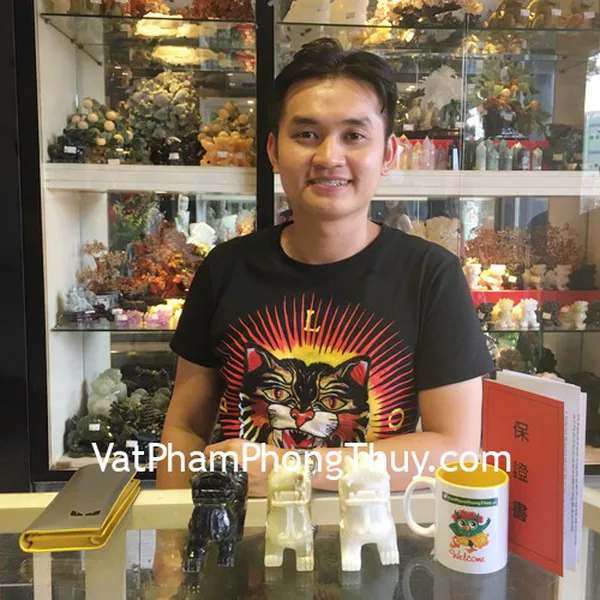 Anh Trung - khách hàng mua Tỳ hưu Bắc kinh đen BKD-M, Tỳ hưu Bắc kinh xanh BKX-M, Tỳ hưu Bắc Kinh trắng BKT-M