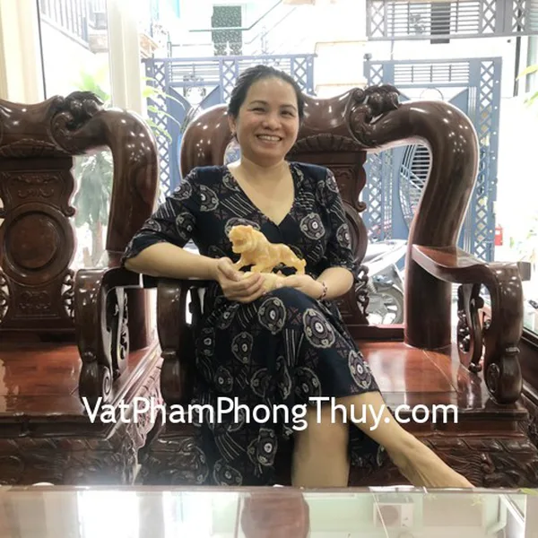 Chị Thạnh - khách hàng mua Hổ đá hoàng long GM110
