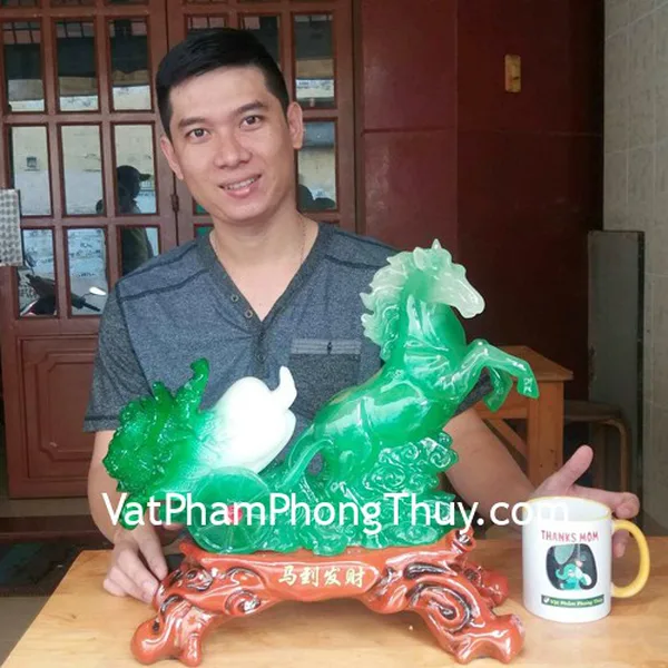 Anh Vương - khách hàng mua Ngựa xanh kéo cải LN122