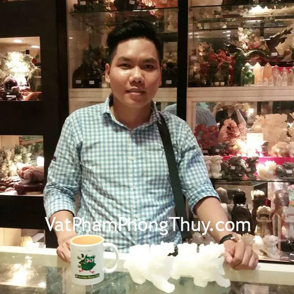 Anh Lâm - khách hàng mua Cặp Tỳ hưu Bạch ngọc GM004