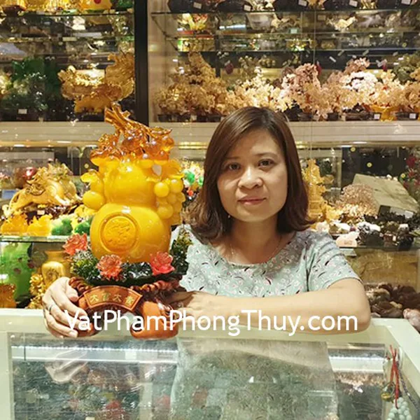 Chị Tâm - khách hàng mua Hồ lô Đại Phú Đại Qúy LN198