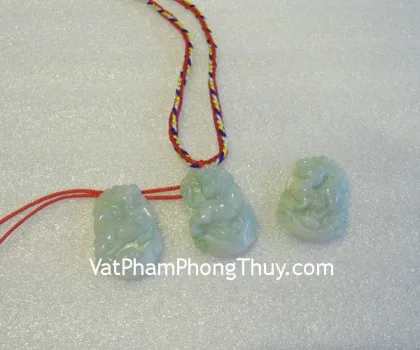 Mặt 12 con giáp Phỉ Thúy xanh A+ Tuổi Dần S6643-3