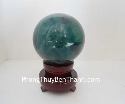 Quả cầu đá hắc ngà (thạch anh đen) QC209-S1-1254