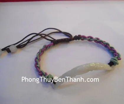 Dây rút ống Phật ngọc cách điệu-nhọn 2 đầu S163
