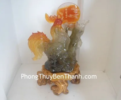 Gà cơ nghiệp vĩnh cố xanh ngọc Y276