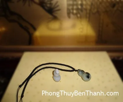 Hồ lô đá hắc ngà (thạch anh đen) M030