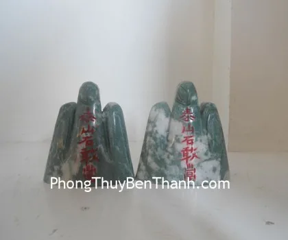 Núi Thái Sơn độc sơn ngọc (xanh ) DT173