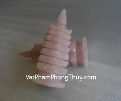 Tháp Văn Xương đá thạch anh hồng 7 tầng FM118