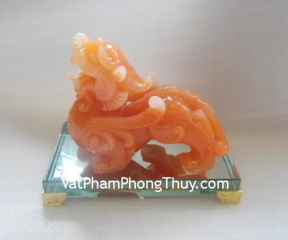 Tỳ hưu cam, đế thủy tinh- Chiêu tài tụ tài E032