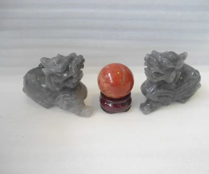 Tỳ hưu thạch anh khói HM176