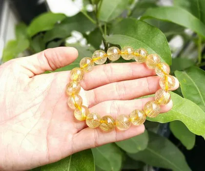 Chuỗi thạch anh tóc vàng S1103-s2-2915