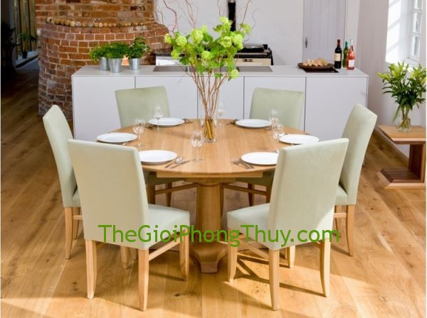 Chọn vị trí đặt bàn ăn hợp phong thủy