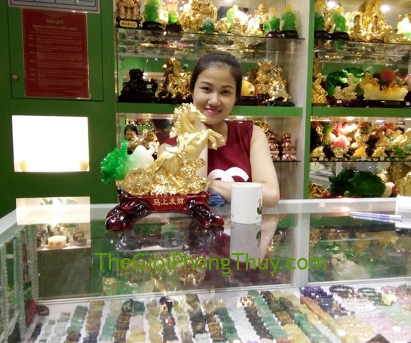 Chị Vân- Khách hàng mua  Ngựa vàng kéo xe bắp cải xanh FG104A