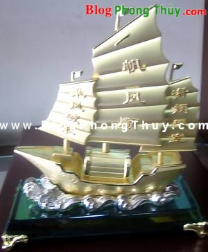 thuyen buom tai loc Vật phẩm phong thủy mang lại tài lộc