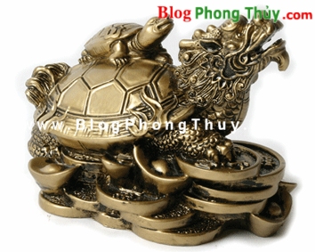 Vật khí phong thủy trong văn phòng rua dau rong tren dong tien Vật khí phong thủy trong văn phòng