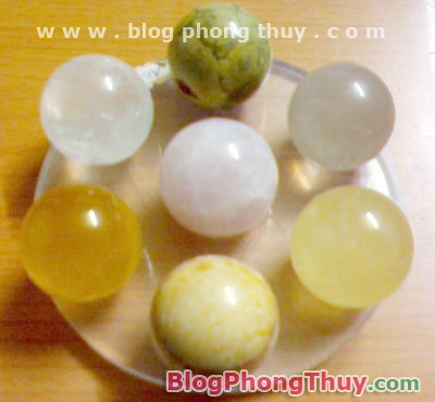 Đĩa thất tinh 7 quả cầu phong thủy dia that tinh Đĩa thất tinh 7 quả cầu phong thủy