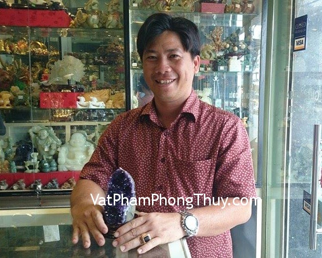 Anh Mỹ - Khách mua Bông thạch anh tím H089