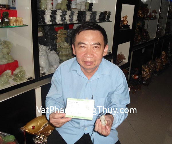 Chú Hải - khách hàng mua tỳ hưu ngọc Phỉ thúy S2002